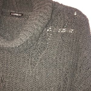 Express Sweaters - Distressed oversized sweater Express Sweaters - Distressed oversized sweater